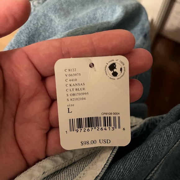 Free People Kansas High Roller Denim Jumpsuit - Picture 5 of 6